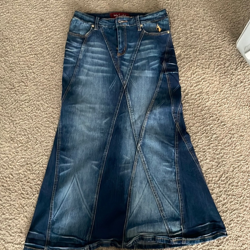 Baby phat midi calf skirt